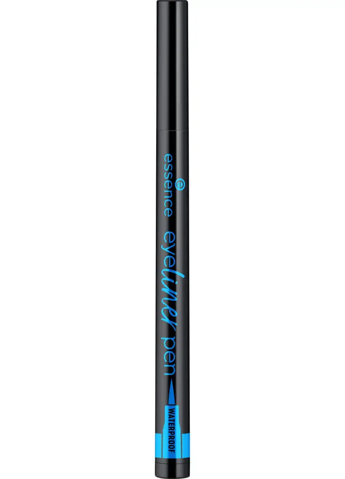 Essence Eyeliner In Penna Waterproof 01, Donna, Nero/Giallo