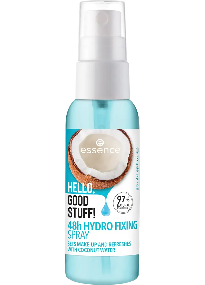 ESSENCE Hello, Good Stuff! 48h Hydro Spray Viso Fissante, Donna, Trasparente