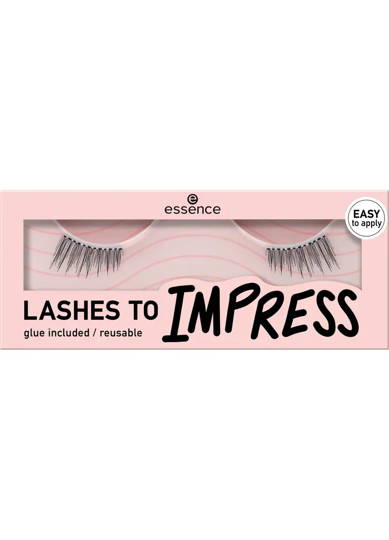 ESSENCE Lashes To Impress Ciglia Finte 03, Donna, Nero