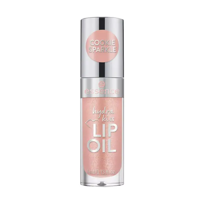 Essence Trattamento e primer labbra Hydra Kiss Lip Oil - 09 Cookie Sparkle Beige
