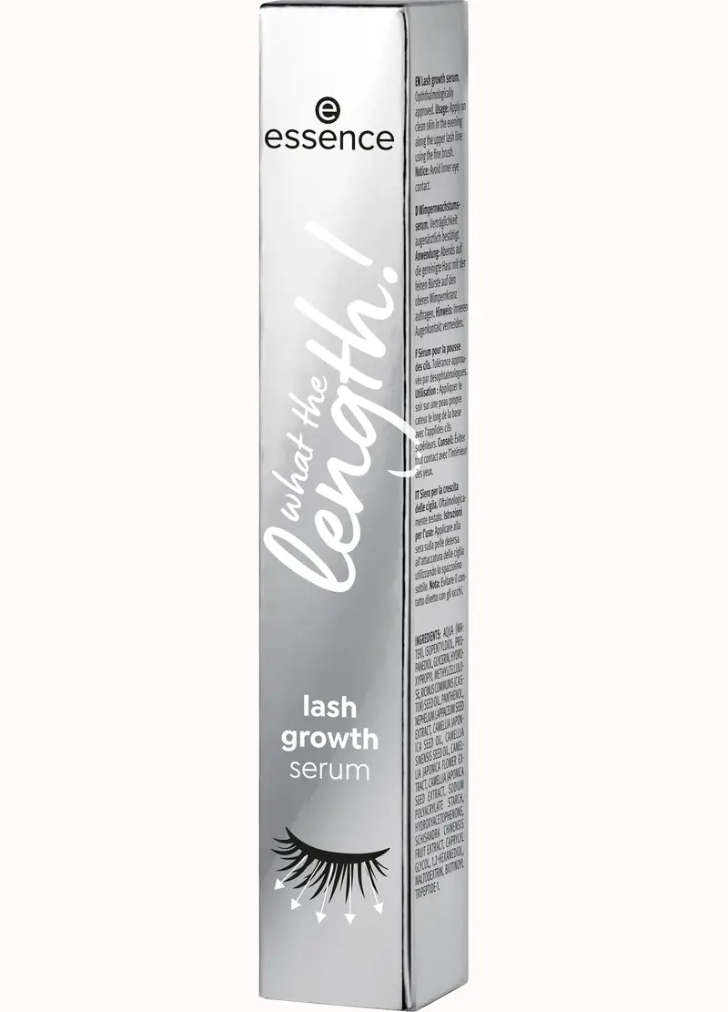 ESSENCE What The Lenght! Lash Growth Siero Ciglia, Donna, Trasparente
