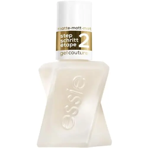 Essie Smalto Top Coat, Per Unghie Effetto Gel dal Risultato Professionale, Finish Matte, Lunga Durata Fino a 15 Giorni