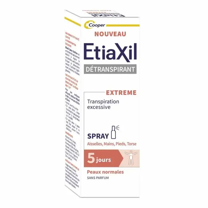 Etiaxil Spray Deodorante Traspirante Ascelle Mani Piedi Torso 30ml