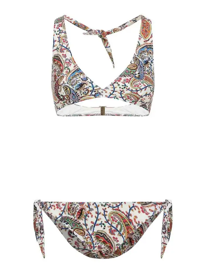 Etro Bikini con scollo all americana Multicolore