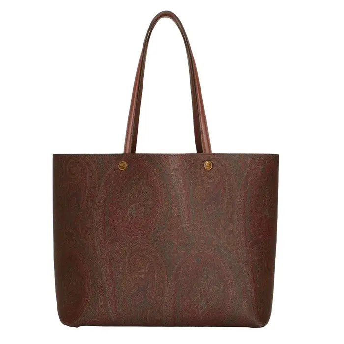 ETRO borse a spalla donna - shopping essential l - marrone BROWN
