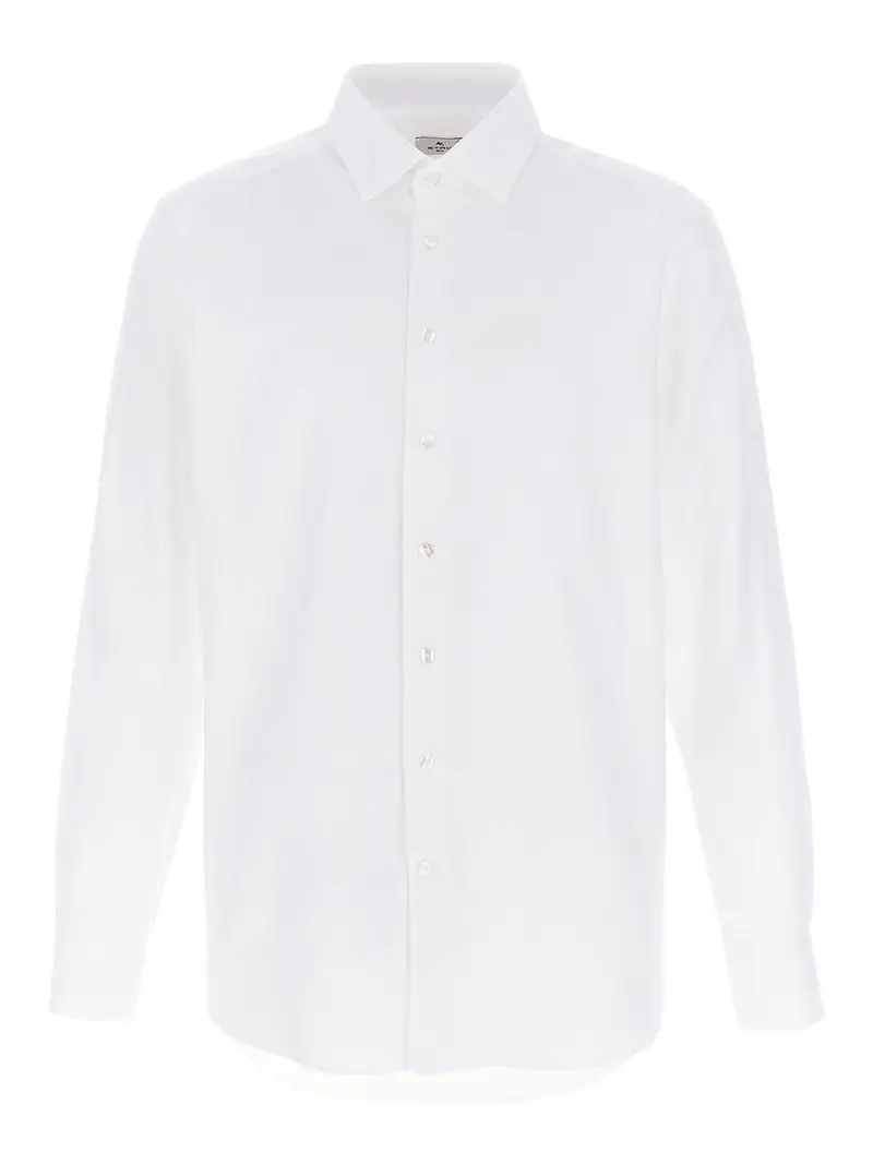 Etro Camicia geco jacquard Bianco