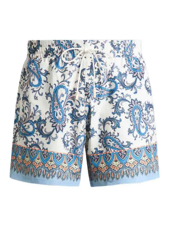 Etro Costume Da Bagno Con Stampa Paisley Ramage Multicolore