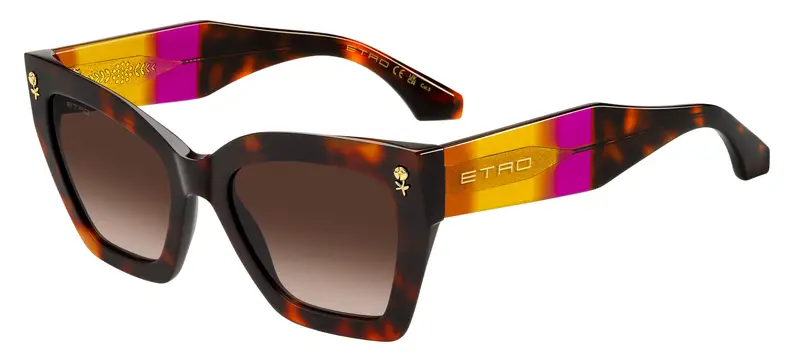 ETRO 0090/S 086/HA Occhiali da sole Marrone Sfumato