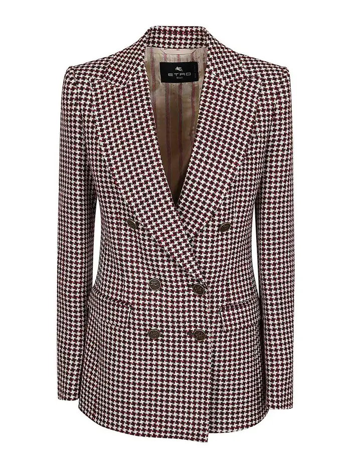 Etro Giacca Bordeaux