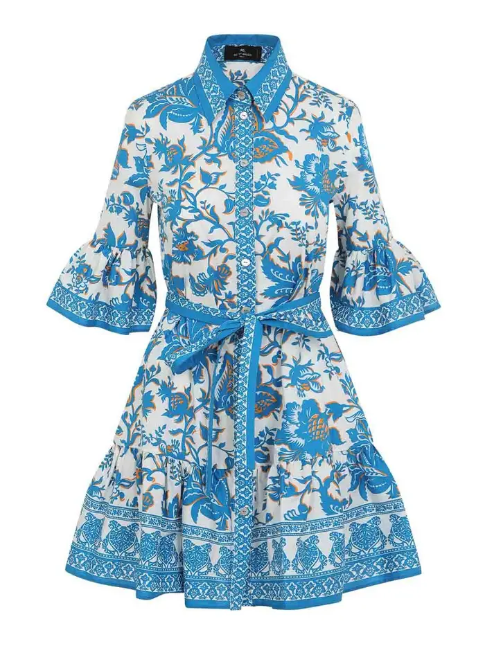 Etro MiniVestito con cintura Multicolore