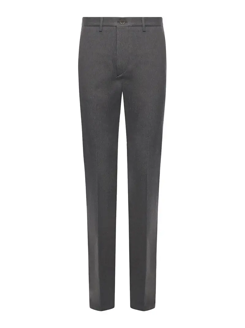 Etro Pantaloni Roma in cotone Grigio