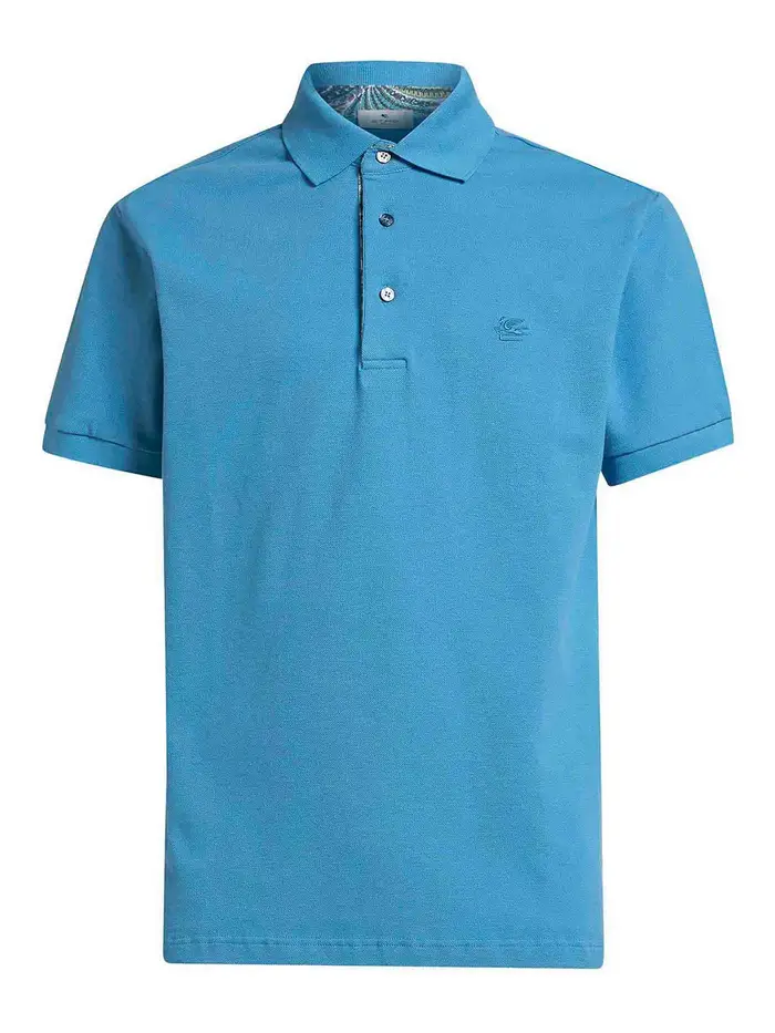 Etro Polo pique Blu