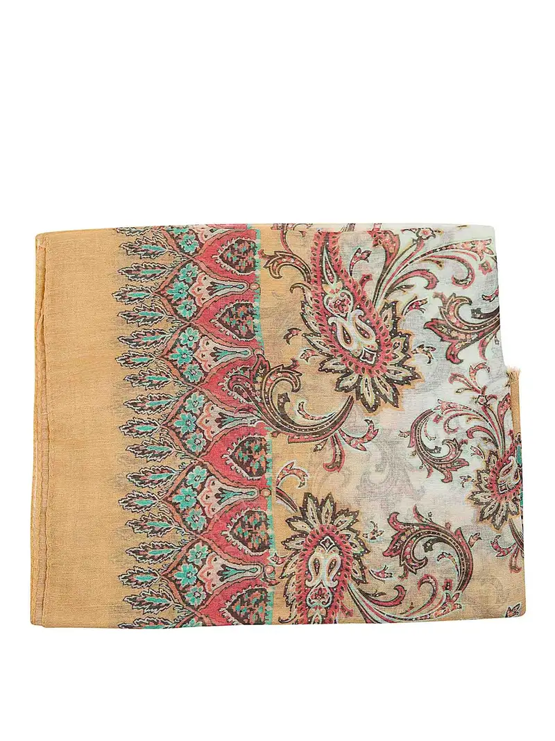 Etro Sciarpa da uomo Orfeo 70X201 Arancione