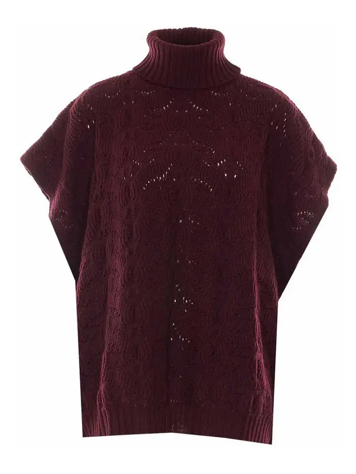 Etro top in maglia rossa Rosso