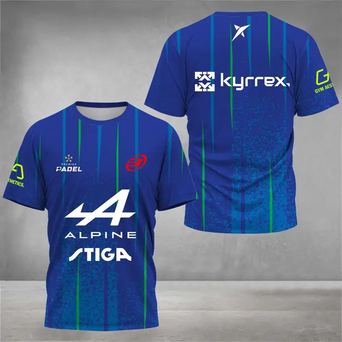 T-shirt da tennis stampata colorata alla moda da uomo, abbigliamento estivo da uomo, padel, alta qualità, per attività all aperto, badminton, corsa, sport, t-shirt XS