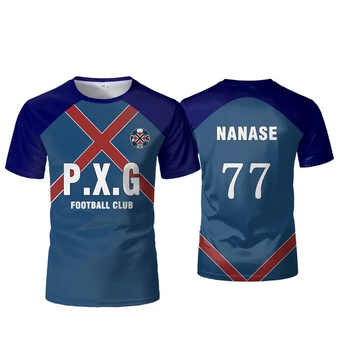 Maglia da calcio giapponese PXG Blue Lock, uniforme da football, n 9 Rin Shidou, cosplay, magliette sportive casual da uomo e da donna 5XL