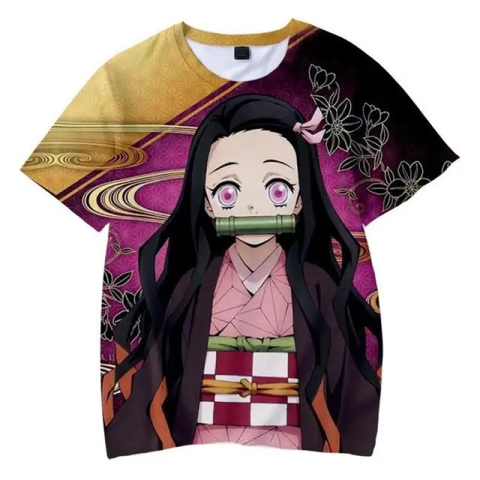 T-shirt Anime alla moda Uomo/Donna Demon Slayer Kimetsu No Yaiba T-shirt stampata 3D T-shirt casual 6XL
