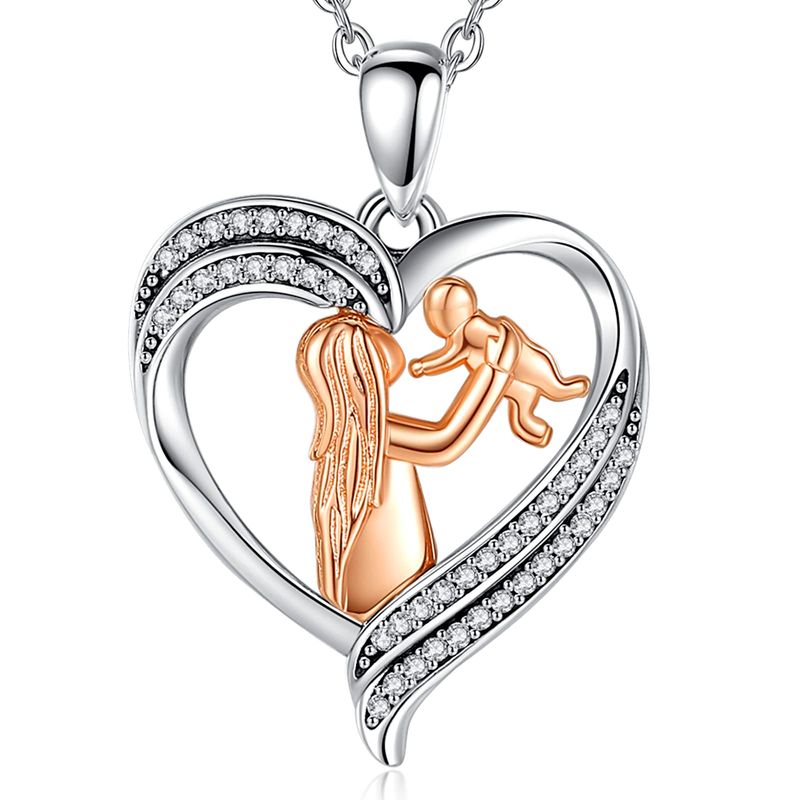 EUDORA Harmony Ball EUDORA Collana Madre Figlia Argento 925 Ciondolo