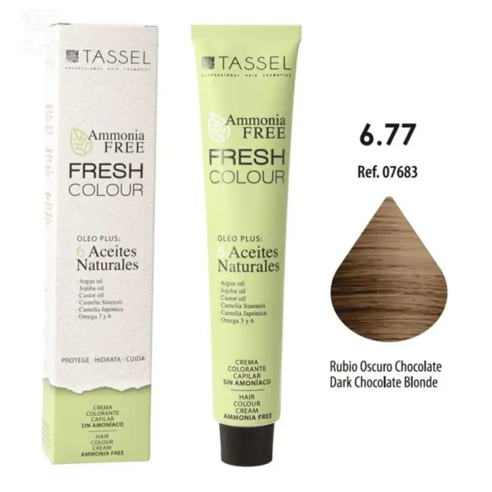 Eurostil Fresh Color Crema Decolorante 6 77 Biondo Cioccolato Scuro Senza Ammoniaca 1un