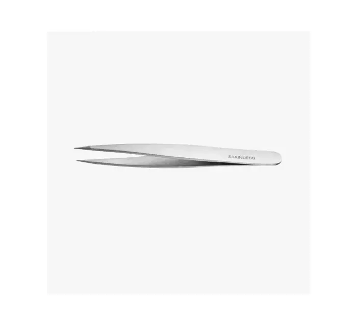 Eurostil Pinzetta per depilazione in acciaio inox punta fine 9,5 cm