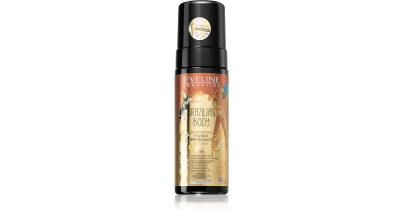 Eveline cosmetics Brazilian Mousse Corpo Autoabbronzante Per Un'Abbronzatura Rapida 150 Ml