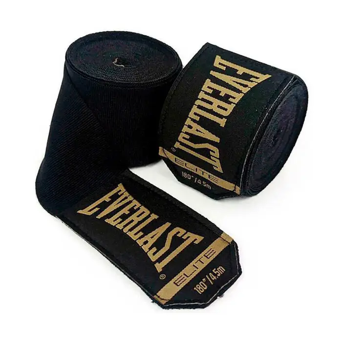Everlast Accessori sport ELITE HANDWRAPS BLACK 455cm Nero