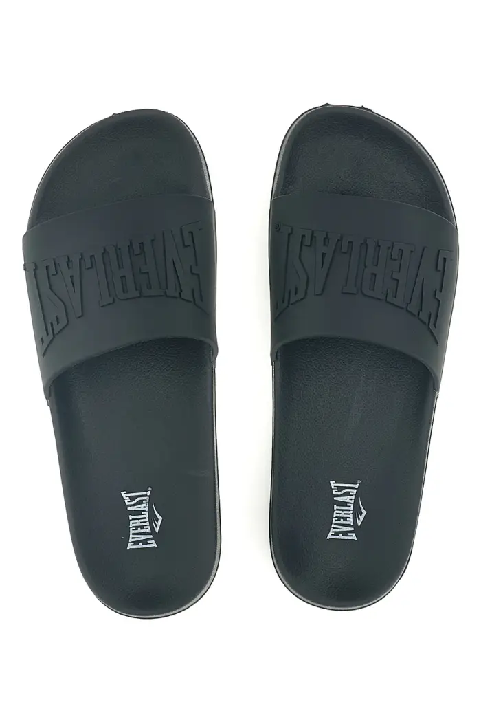 Ciabatte nere con logo Everlast EV068 [NERO]