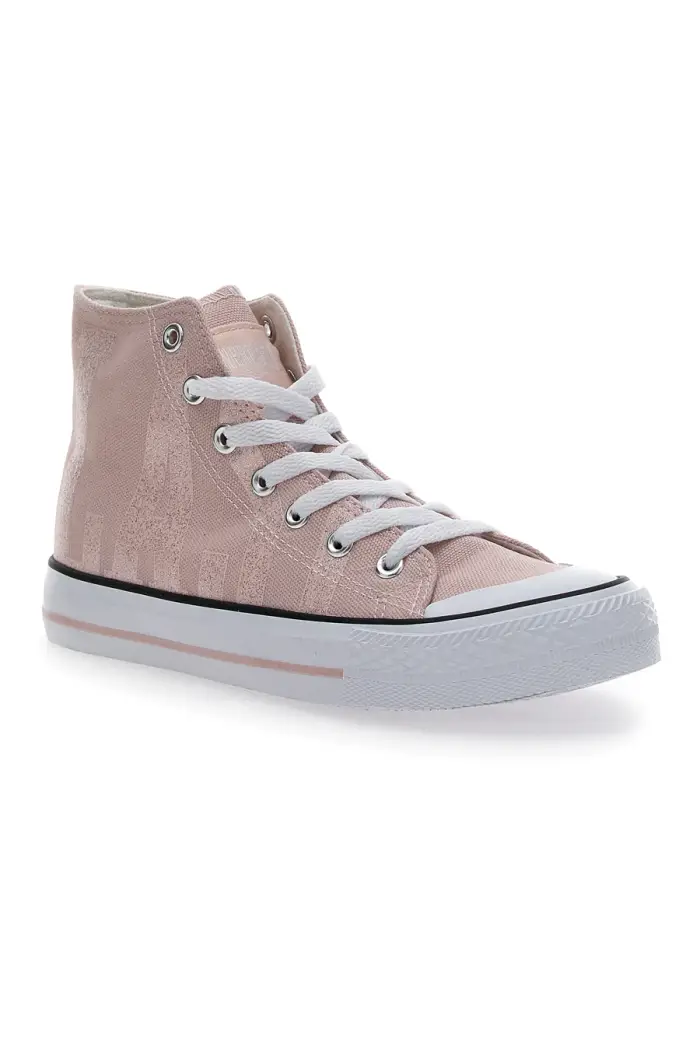 EVERLAST Sneakers alte 2127 in tela rosa con suola bianca