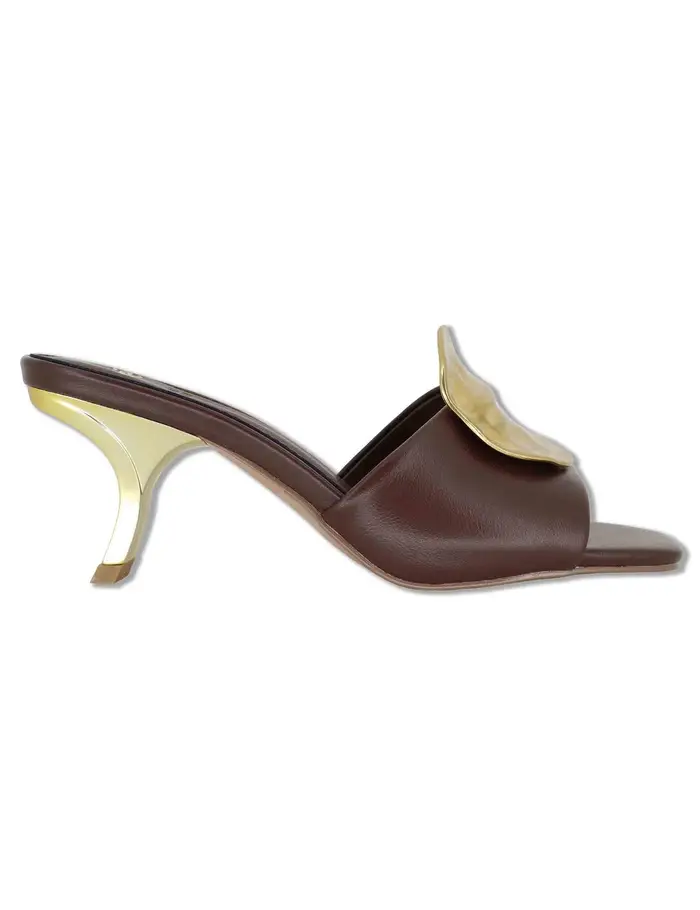Exe Sandali in pelle marrone con accessori Donna W4700212 4J19
