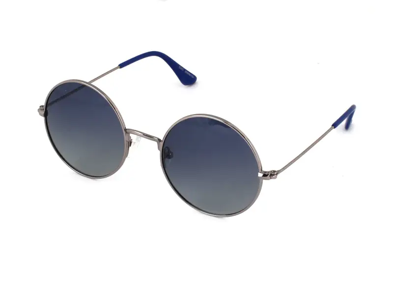 EXIT Bambino OCCH. SOLE BAMB. MET. TK0917 C.03 ARG. L./BLU SF. *3P Occhiali da sole Metallo Argento Blu Rotonda Polarizzata Sfumato