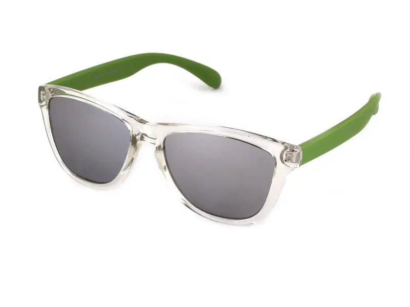 EXIT Bambino OCCH. SOLE BAMB. PLAST. TK0912 C.04 TRASP. L./ARG. SPEC. *3P Occhiali da sole Plastica Trasparente Argento Farfalla