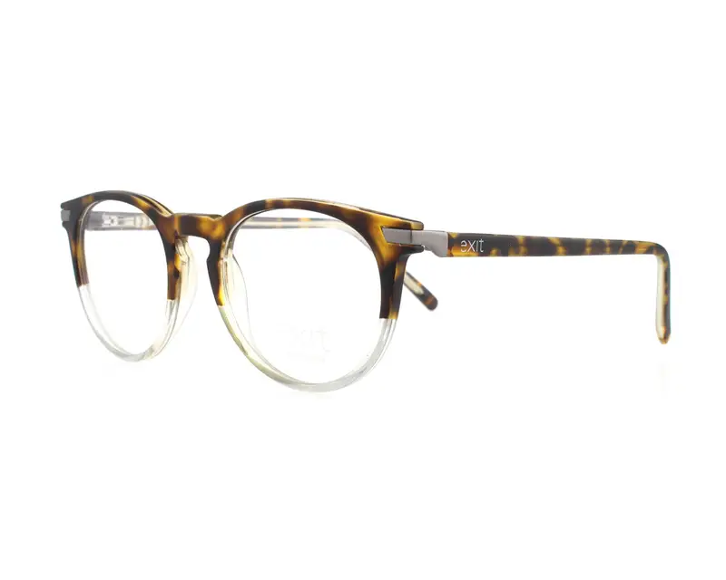 EXIT Unisex EX304 A343 Montature da vista Plastica Havana Pantos