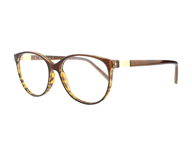 EXIT Unisex EX306 A541 Montature da vista Plastica Marrone Rotonda