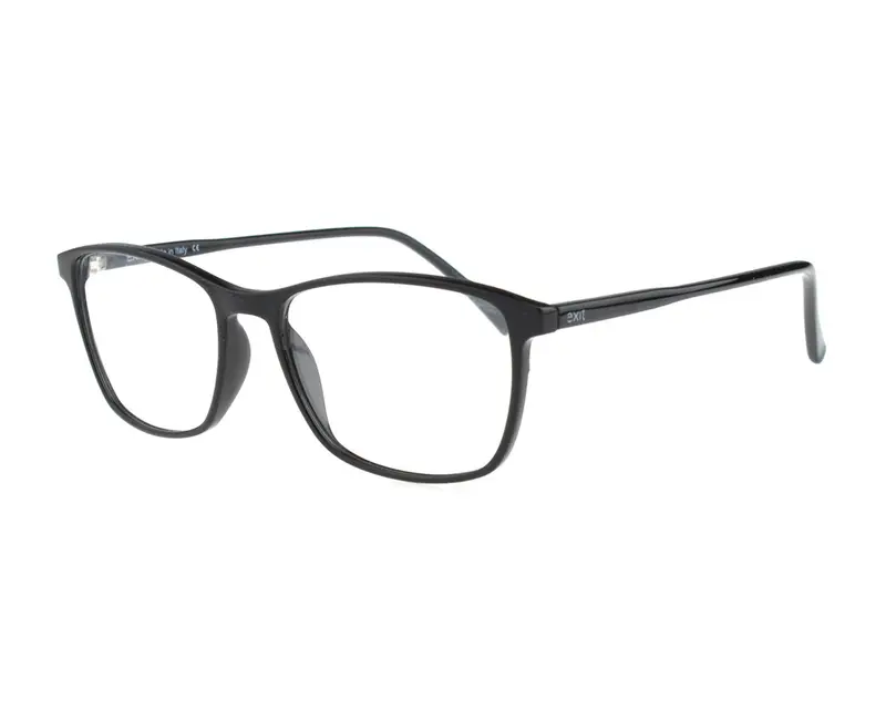 EXIT Unisex EX310 1250 Montature da vista Plastica Nero Squadrata