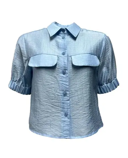 Extasy Camicia elastico mk pattine stropicciata