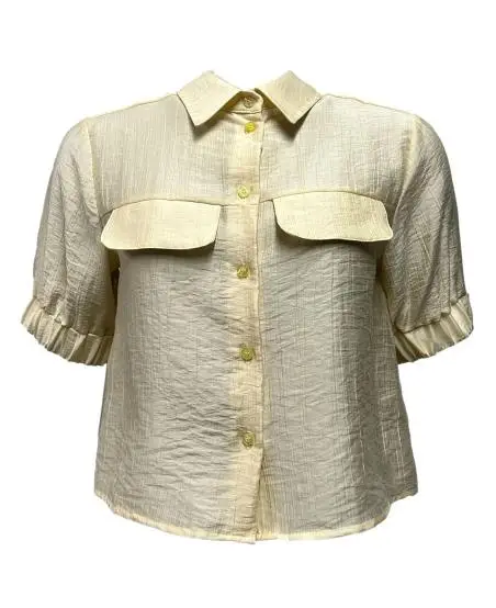 Extasy Camicia elastico mk pattine stropicciata