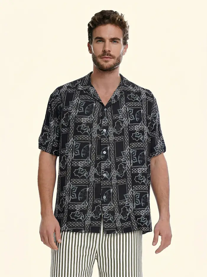F**K Camicia Uomo Fantasia SM6350-X02