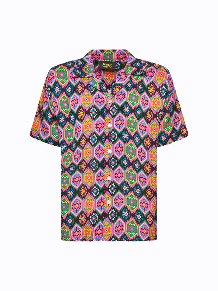 F**K JUNIOR Camicia Bambino F**K Fantasia SJ6550-X07