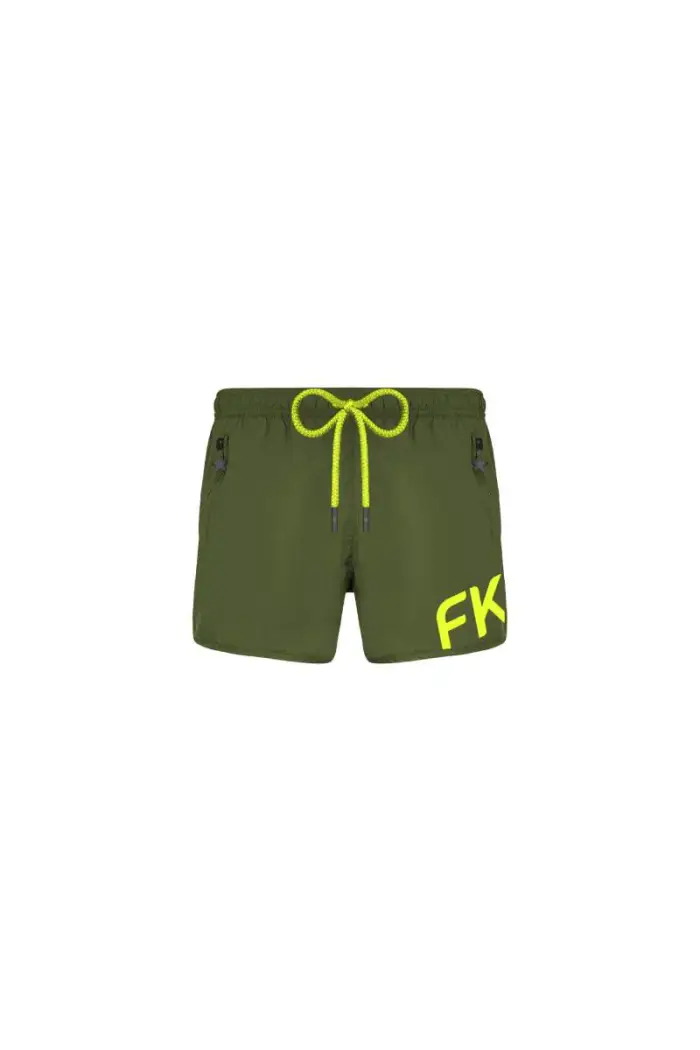 F**K JUNIOR Shorts Bambino F**K Verde Militare SJ5003-MG