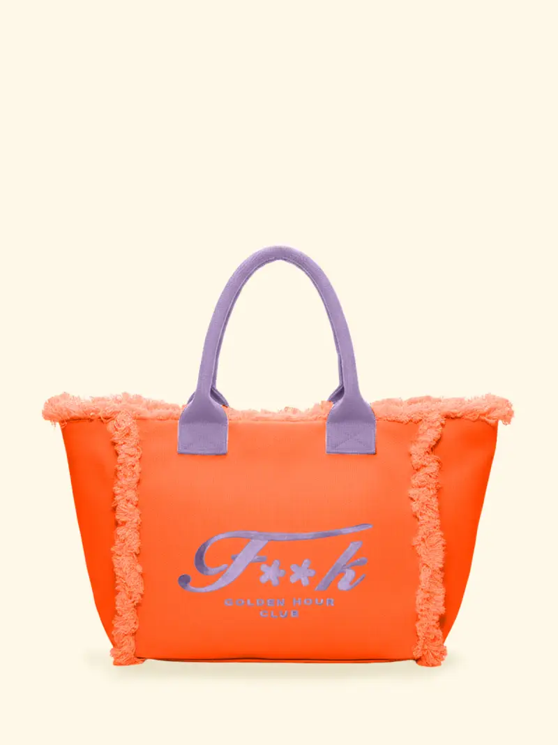 F**K Maxi bag Donna Arancione 4594096
