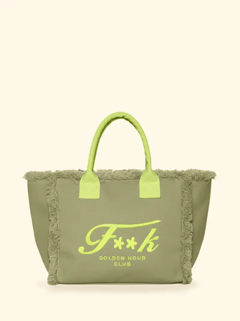 F**K Maxi bag Donna Verde 4594095