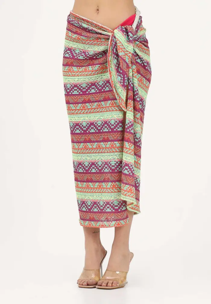 Pareo multicolore da donna