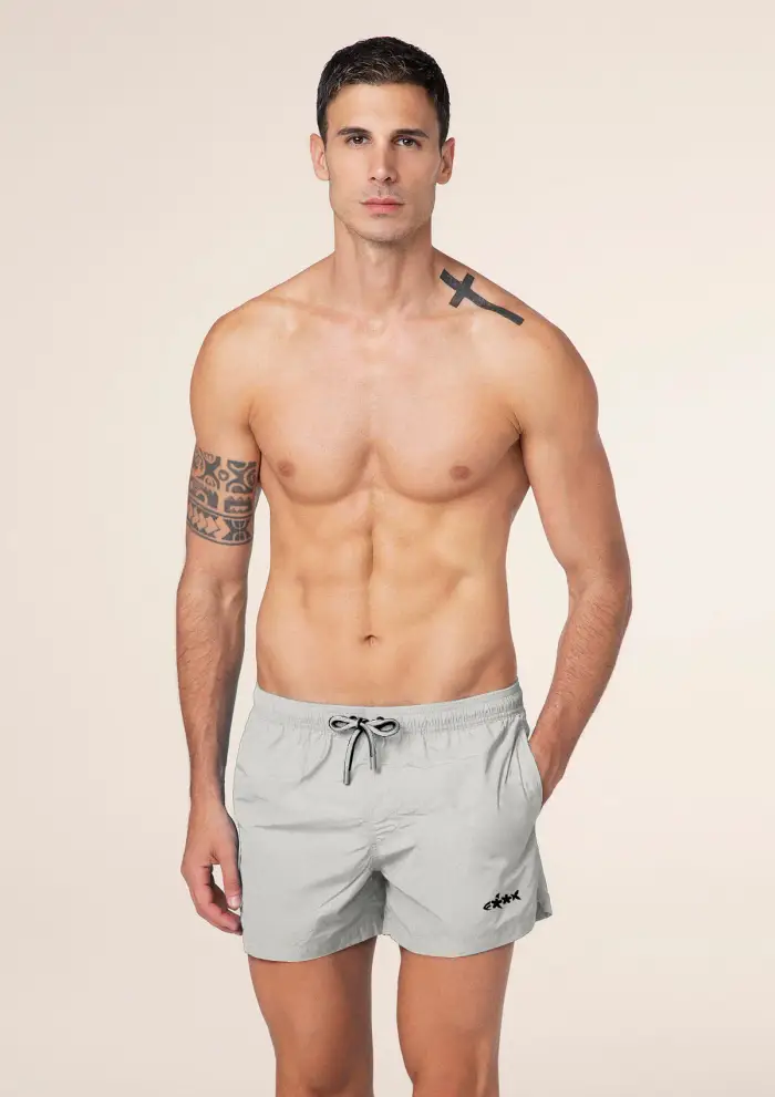 F**K Shorts Uomo Grigio M01BU05-LY