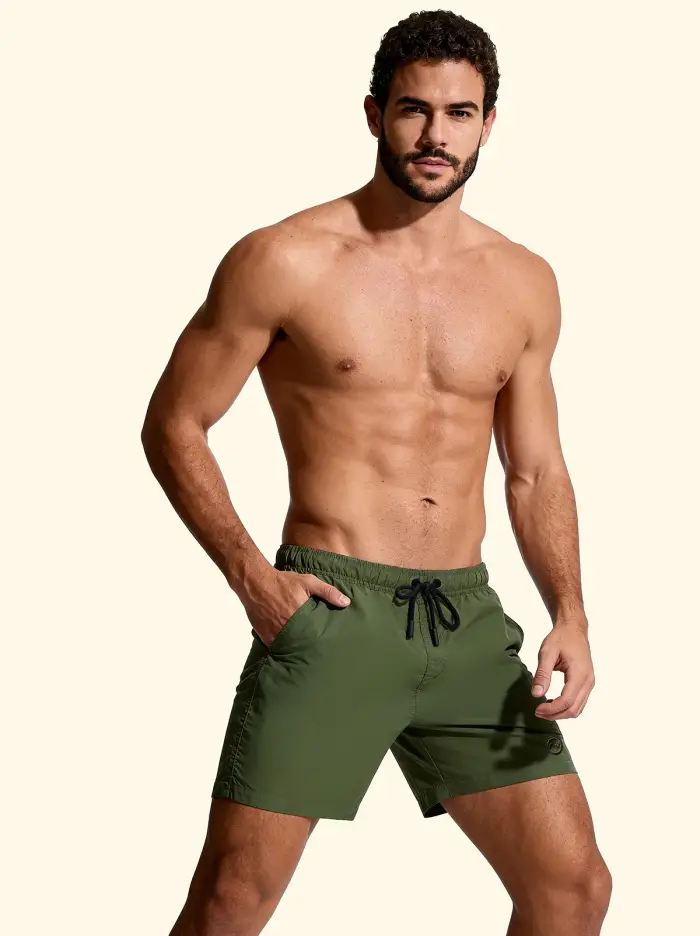 F**K Shorts Uomo Verde Miltare SM5004-MG