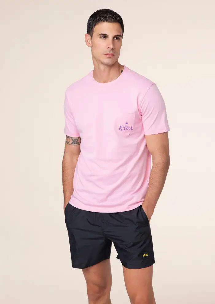 F**K T-Shirt Uomo Rosa M01TS72-PK