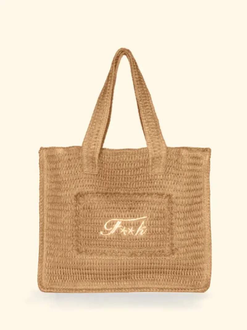 F**K Tote Bag Donna Beige SW0001-BG