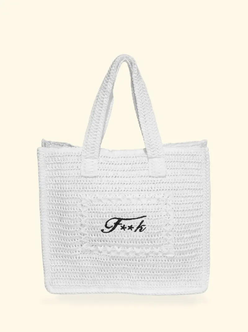 F**K Tote Bag Donna Bianca SW0001-WH