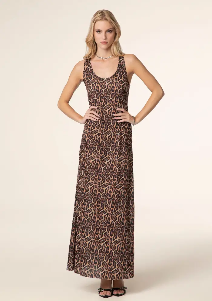 F**K Vestito Lungo Donna Fantasia 2600-X26