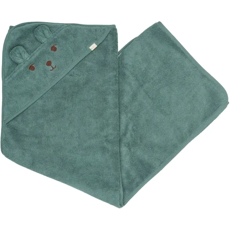 Fabelab Asciugamano da bagno per bambini Bear Bleu