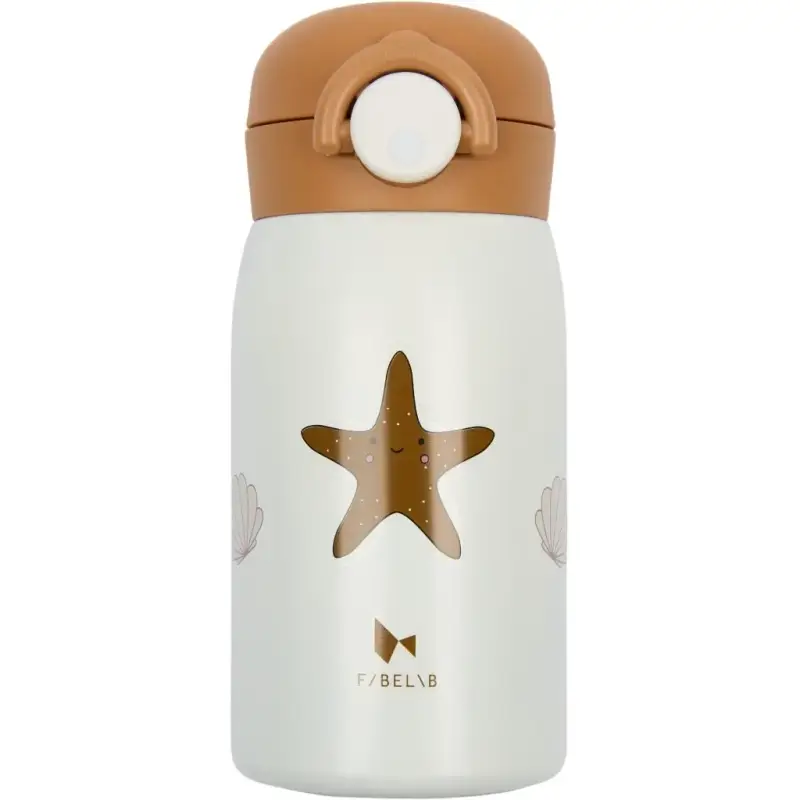 Fabelab Borraccia per bambini Starfish Blanc